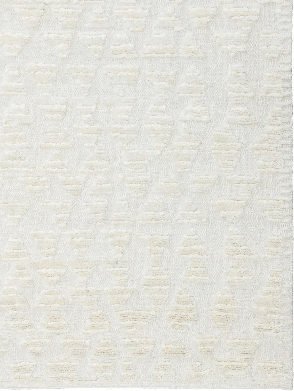 Close up textural details of the Tribe Home nz Husky wool rug
