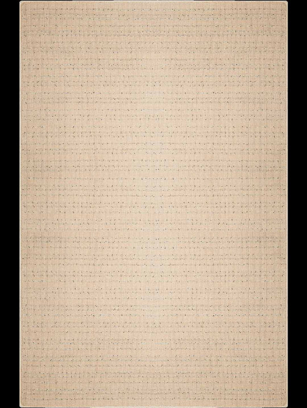 The Tribe Home Fritz floor rug in colour Sand/Pink shown from above