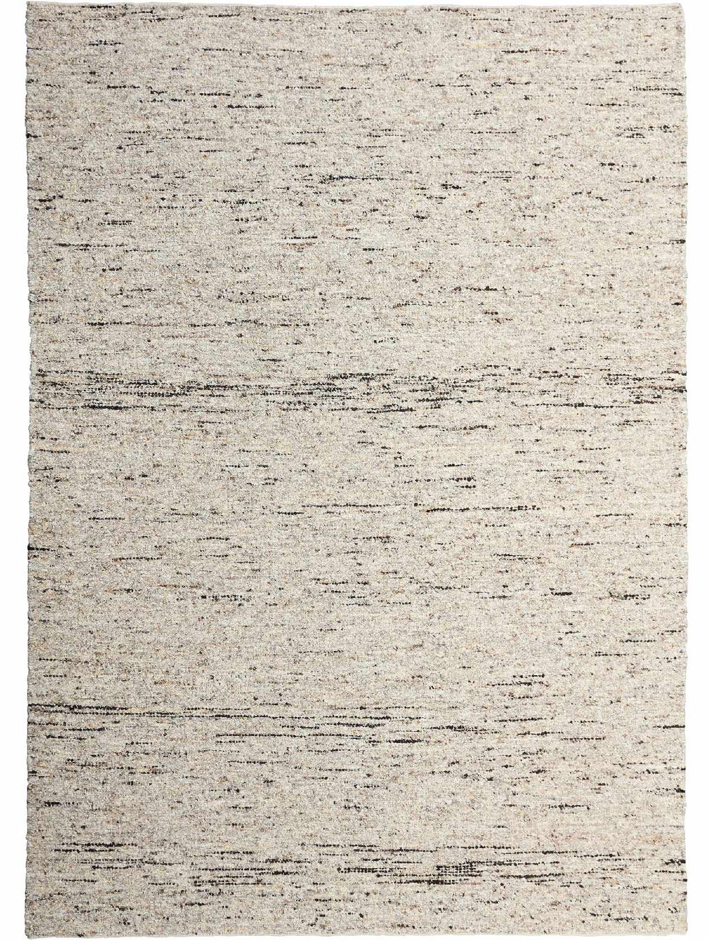 Full view from above of the Tribe Home nz Flint wool rug