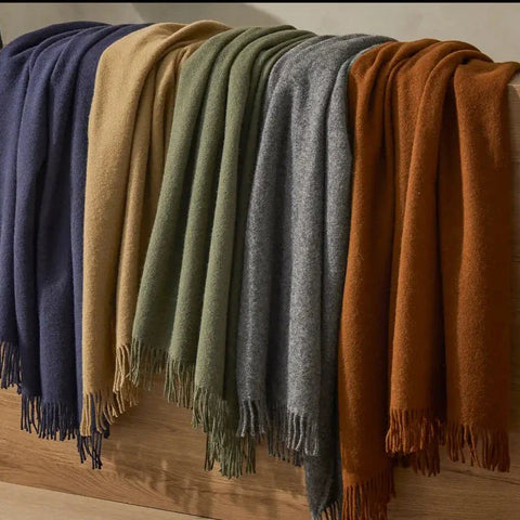 Plain and Textured Throws