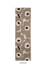Marimekko hallway runner rug in NZ wool with floral patterned on a beige background