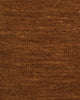 The rich brown 'pecan' brown colour of the Sandringham wool runner rug, shown here as a close up of the wool cut pile.