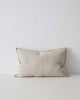 Como Linen Cushion with panel detail, by Weave Home NZ. Size: 40cm x 60cm Lumbar