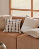 Four neutral beige and brown-toned cushions - by Weave Home nz - that pair well together, scattered on a couch.