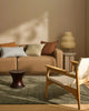 Selected cushions by Weave Hoe nz, including the Fiore toffee brown