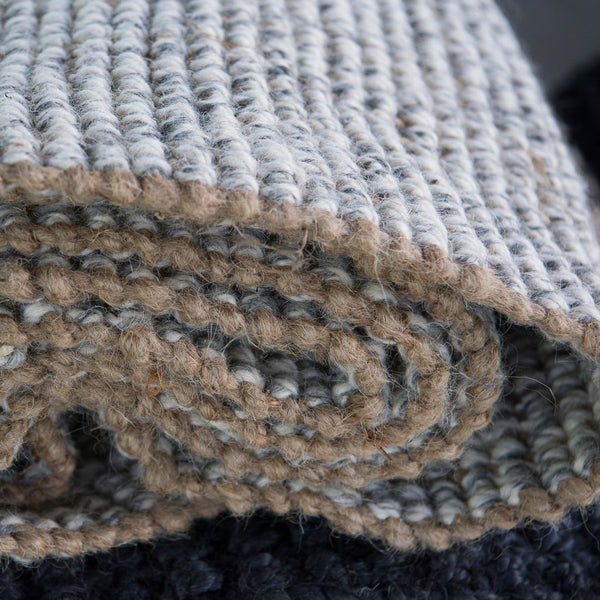 WOOL AND JUTE RUG
