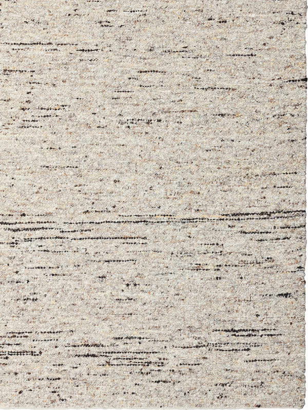 Textural details in the Tribe Home nz Flint wool rug