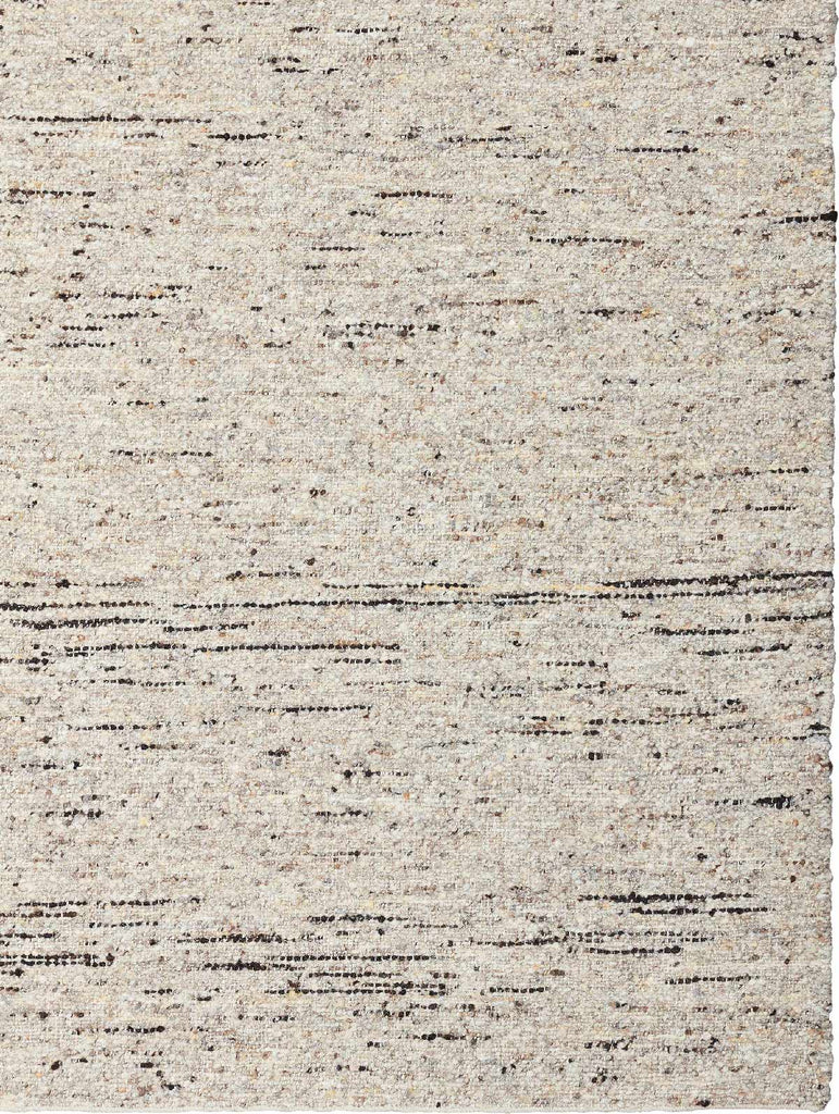 Textural details in the Tribe Home nz Flint wool rug