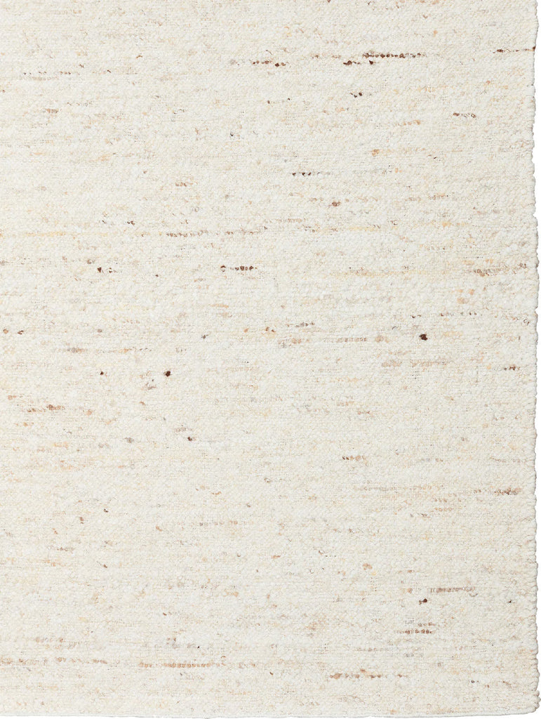 Textural detail of Tribe Home nz floor rug in colour birch