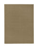 Brown textural rectangular rug on a white background