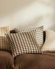 Giovanni Houndstooth cushions by Weave Home nz