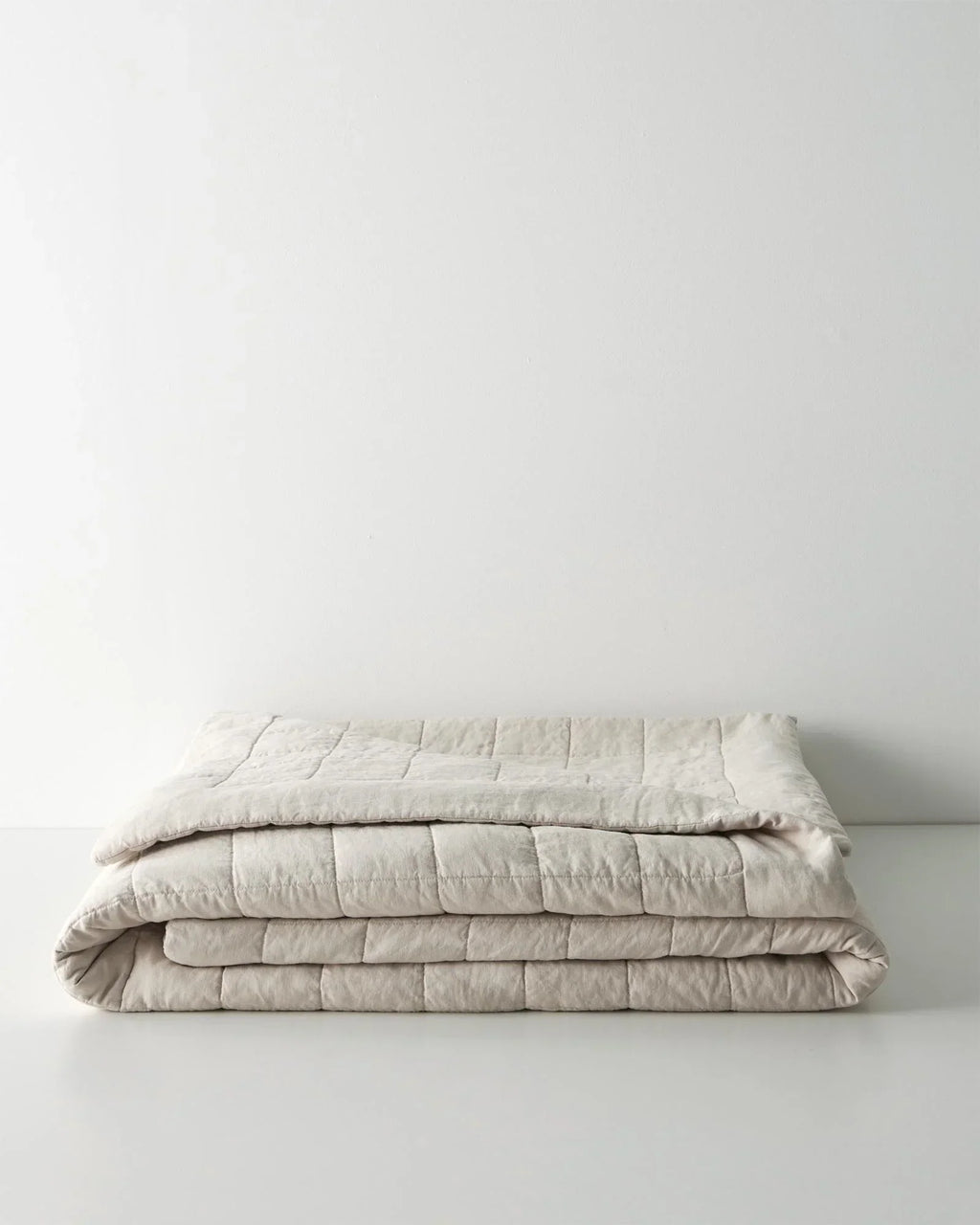 Coverlets Neutral Ravello Linen Coverlet - Bone by Weave Home– Ink & Brayer Australia