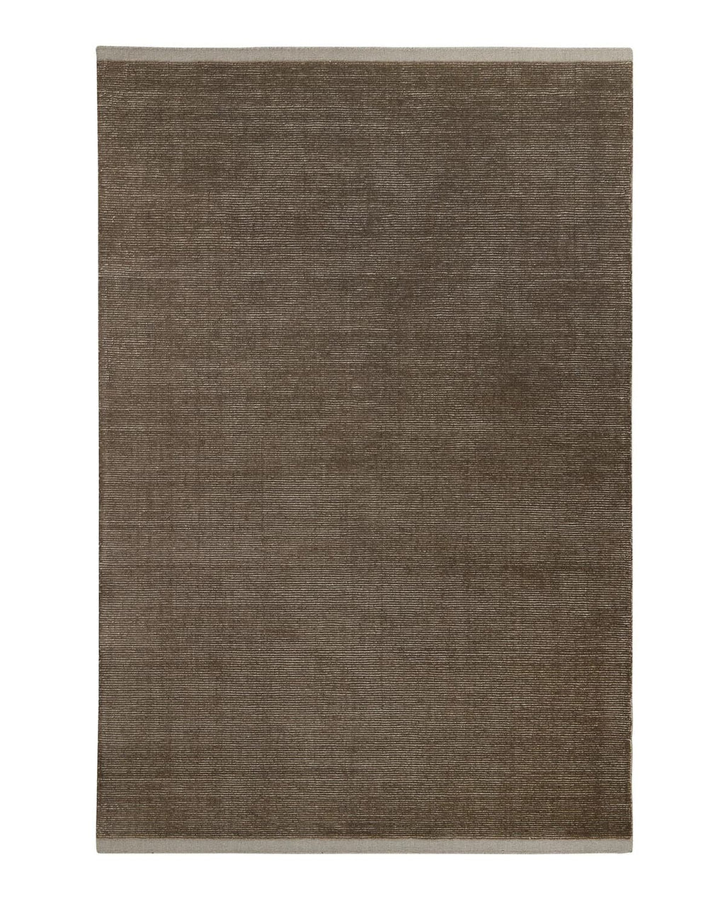 Weave Home NZ wool Brown textured rug full view