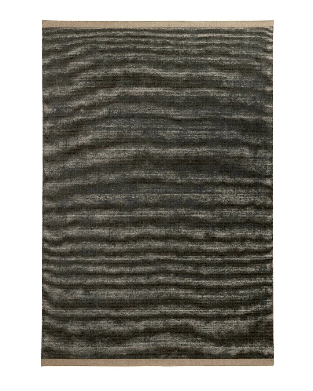 Weave Home NZ wool dark navy rug  whole rug image
