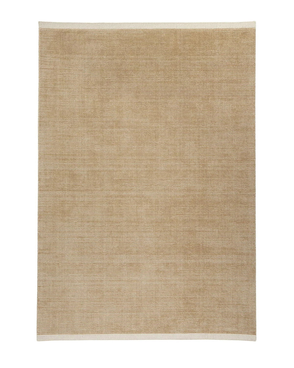 Weave Home full image of Sand NZ wool rug on a white background