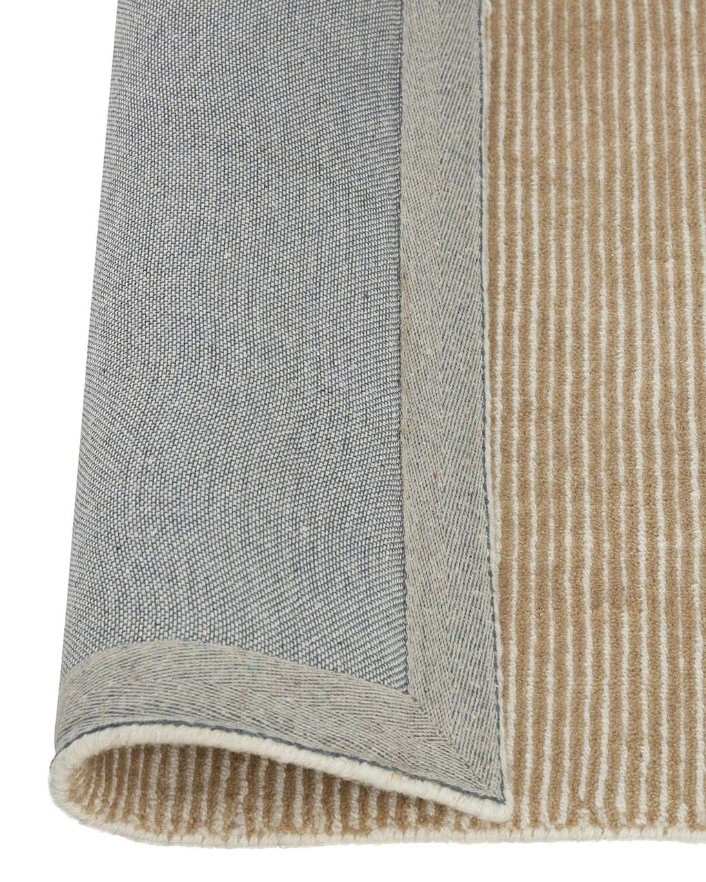 Weave Home Close-up of NZ wool Sand rug corner