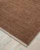 Weave Home NZ wool amber brown rug corner detail