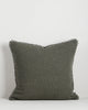 Baya Alden linen cotton blend cushion in Sage on a plain background