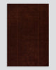 Baya Bastion NZ wool floor rug in Claret, full flat view on a plain background, showing the two fine lengthwise lines.