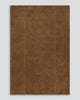 Baya Bastion NZ wool floor rug in Hazelnut, full flat view on a plain background, showing the two fine lengthwise lines.
