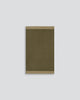 Baya Carla NZ wool floor mat in Military, full flat view on a plain background.