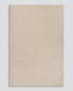 Baya Fairmont NZ Wool Floor Rug in Limestone, laid flat on a plain background