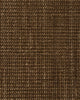 Close-up of the Baya Linden Floor Rug in Ironbark showing its dense flatweave texture in an earthy brown wool.