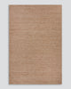 Baya Ormond outdoor rug in Biscotti, full flat view on a plain background, showing the flat-woven texture.