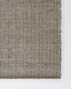 Baya Ormond outdoor rug in Mineral, close view of a corner showing the flat-woven texture and edge.