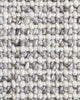 Detailed view of the weave of Baya NZ Kansas rug in Oyster. 