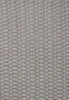 Close-up of the By Carmont Bisque rug's PET weave texture in Cameo