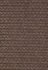 By Carmont Aman floor rug in Coffee, close view of the braided weave texture.
