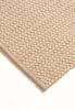 By Carmont Aman Runner in Cameo, corner detail showing the edge binding