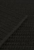 By Carmont Aman Runner in Sable, close-up of the weave with the binding edge across the diagonal