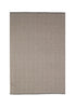 By Carmont Bhumi Floor Rug in Umber, full flat lay showing the charcoal and natural chevron pattern