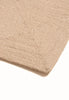 By Carmont Capella floor rug in Cameo, close view of the corner and border detail