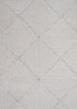By Carmont Capella floor rug in Cameo, close view of the diamond weave texture