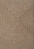 By Carmont Capella floor rug in Natural, close view of the diamond weave texture
