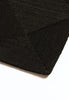 By Carmont Capella floor rug in Sable, close view of the corner and border detail