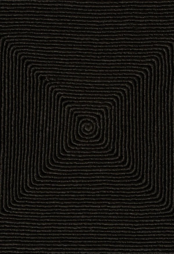 By Carmont Capella floor rug in Sable, close view of the diamond weave texture