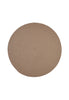 By Carmont Grange Floor Rug in Natural, round rug, flat product shot on white background