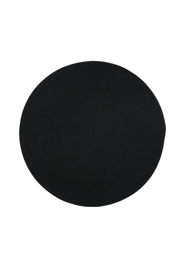 By Carmont Grange Floor Rug in Sable, round rug, flat product shot on white background