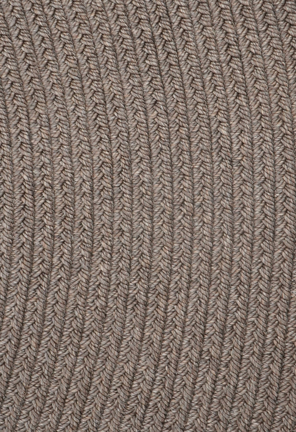 By Carmont Grange Floor Rug in Topaz, close-up of the braided PET weave texture