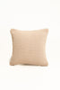 By Carmont Huxley cushion cover in Cameo, plumped front view on a white background