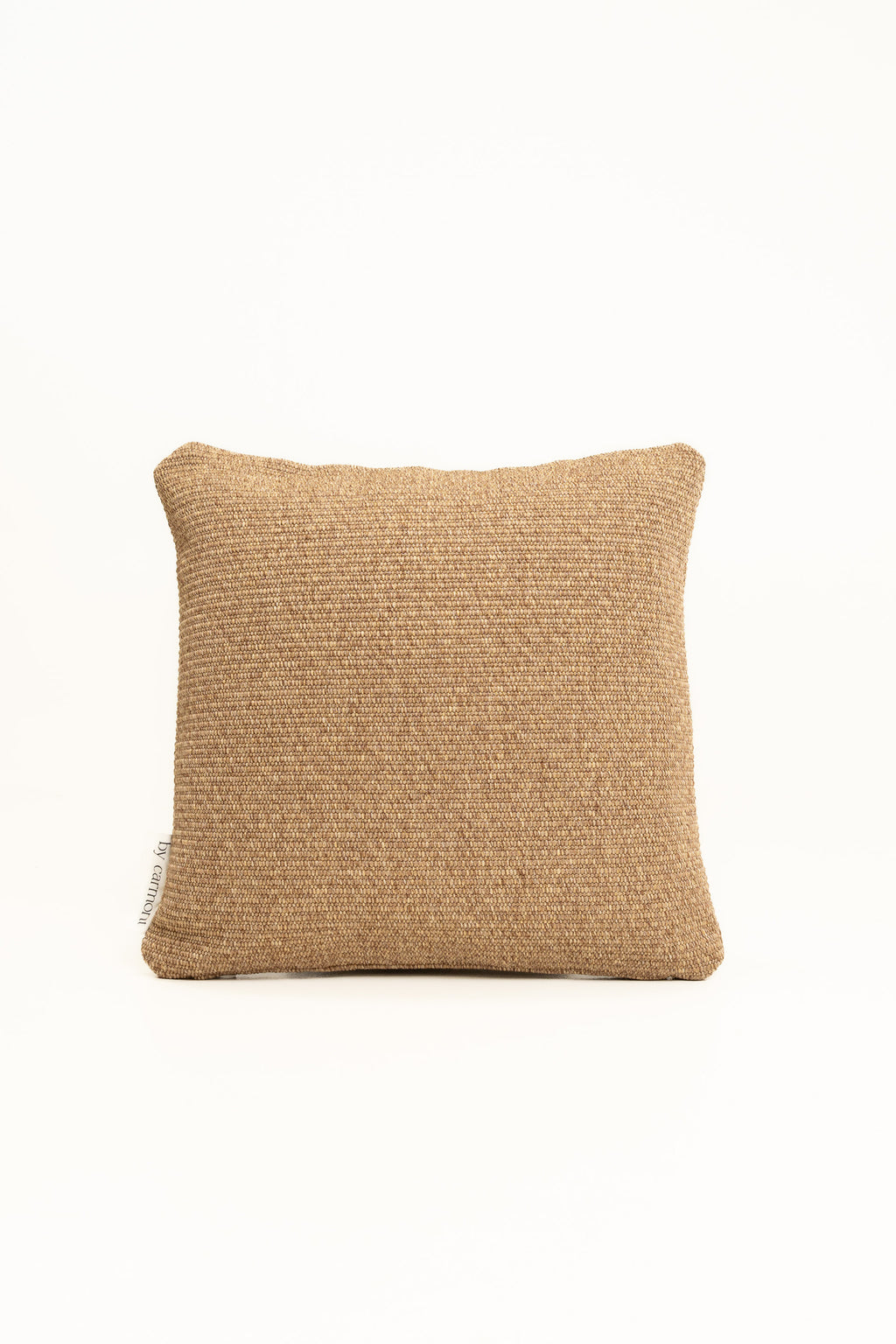 By Carmont Huxley cushion cover in Natural, plumped front view on a white background
