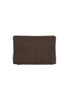 By Carmont Leroy cushion cover in Coffee, 40 x 60cm, flat lay