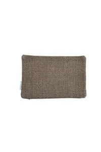 By Carmont Leroy cushion cover in Latte, 40 x 60cm, flat lay