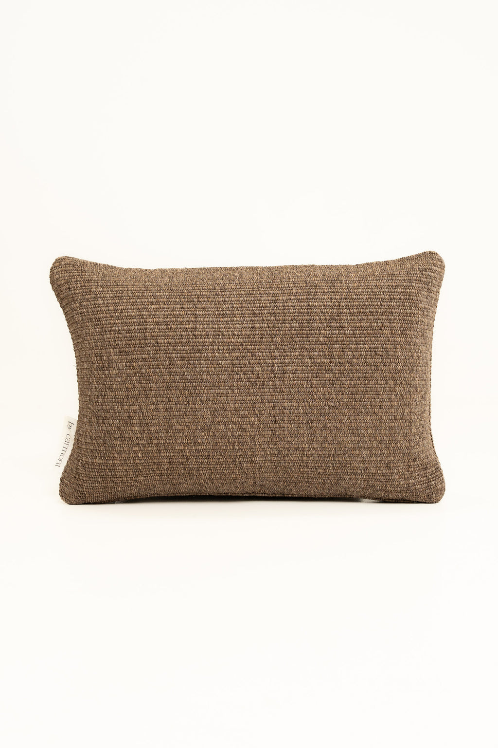 By Carmont Leroy cushion cover in Natural, plumped front view on a white background