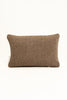 By Carmont Leroy cushion cover in Natural, plumped front view on a white background