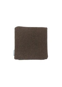 By Carmont Wren cushion cover in Coffee, 50 x 50cm, flat lay